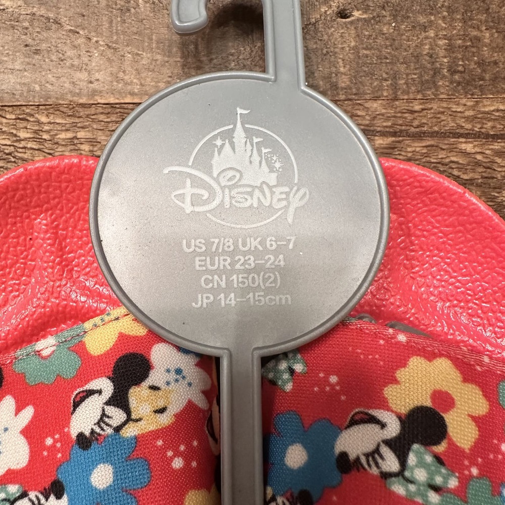 NWT Disney Minnie Mouse Slide Sandal Toddler Girls Size 7/8 - Picture 3 of 6